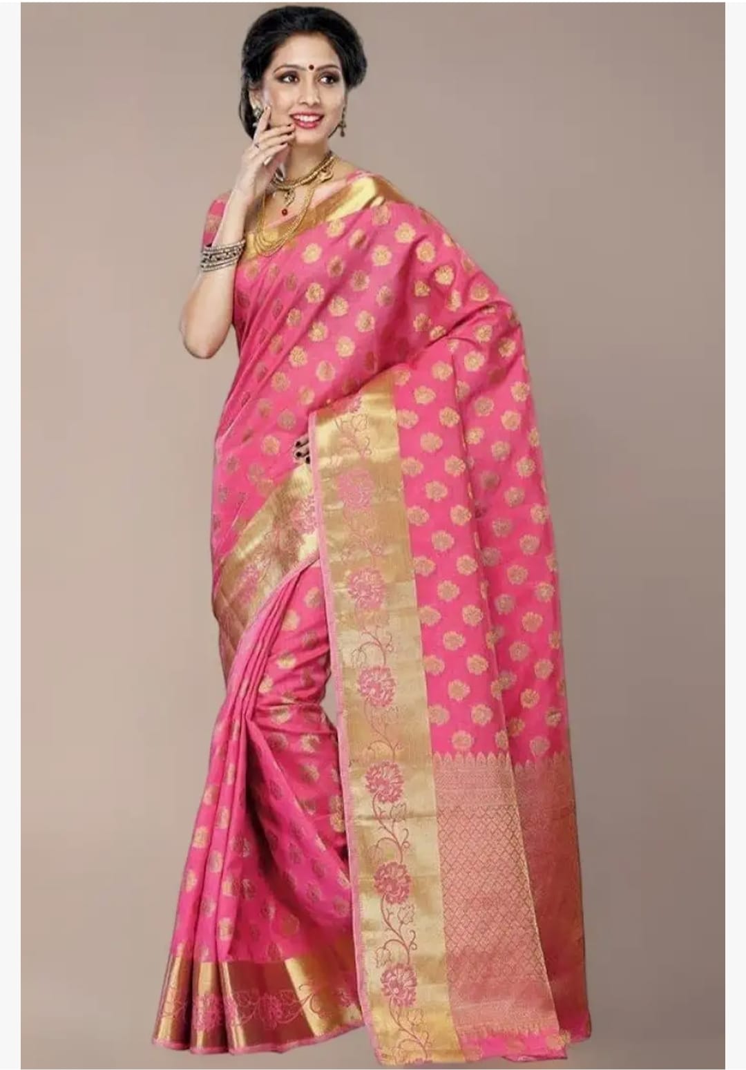 Designer premium festive wear party wear silk saree with unstitched blouse piece