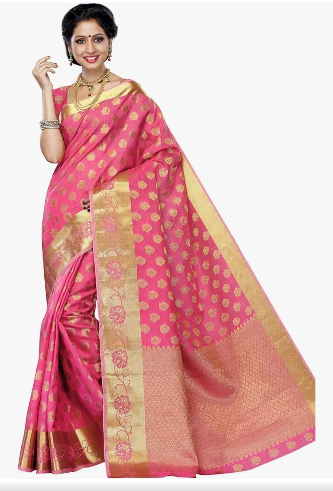 Designer premium festive wear party wear silk saree with unstitched blouse piece